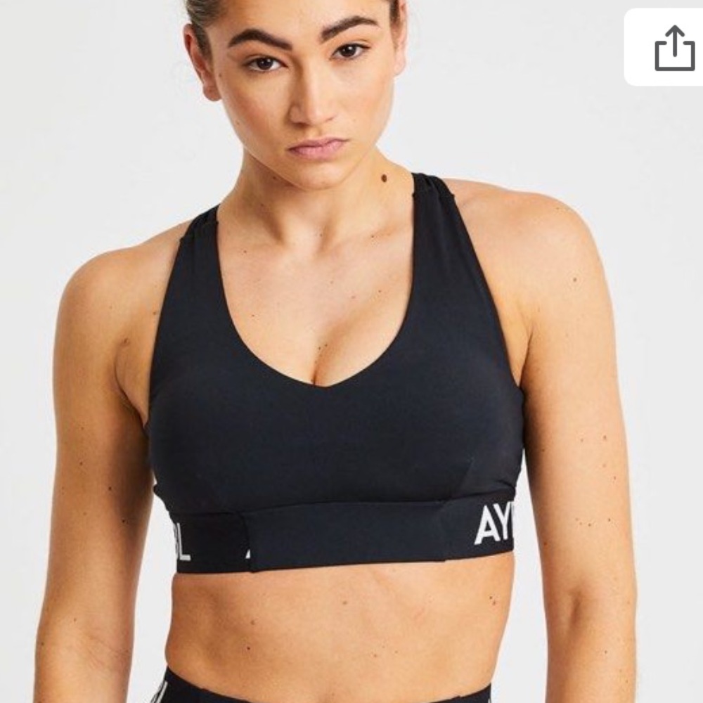 AYBL black training sports bra size small - Picture 2 of 5